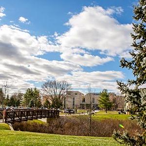 View of campus looking towards Parkhouse